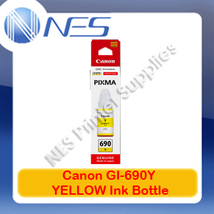 Canon Genuine GI-690Y YELLOW Ink Bottle for PIXMA G2600/G3600 (7K Pages) #GI690